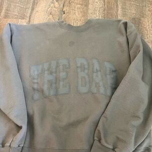 The Bar varsity crewneck sweatshirt Slate large